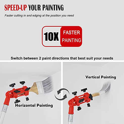 Multi Angle Paint Brush Extender, Paint Edger Tool for High Ceilings
