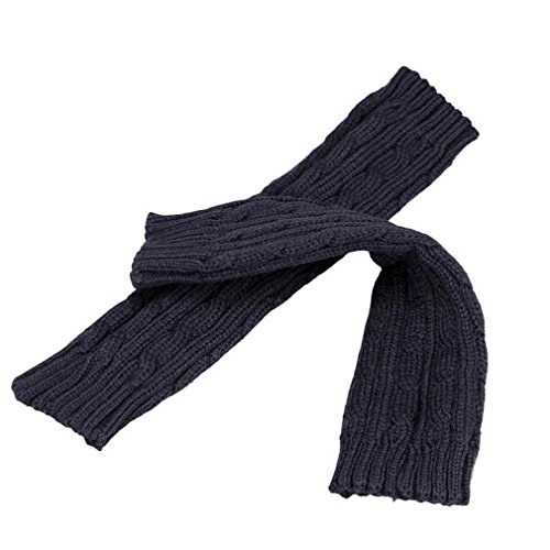 Long Fingerless Gloves,Morecome Winter Wrist Arm Hand Warmer Knitted Mitten (Gray)