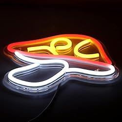 Chi-buy LED Neon Mushroom Cute Neon Sign, USB