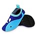 Bigib Toddler Kids Swim Water Shoes Quick Dry Non-Slip Water Skin Barefoot Sports Shoes Aqua Socks for Boys Girls Toddler, Blue Whale, 6 Toddler