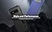 PATCHWORKS Galaxy S10 Plus Case [Level Wallet Series] Rugged Hybrid Shockproof Dual Layer TPU + PC Case [Military Grade Drop Test Certified] [Wireless Charging Compatible], Black