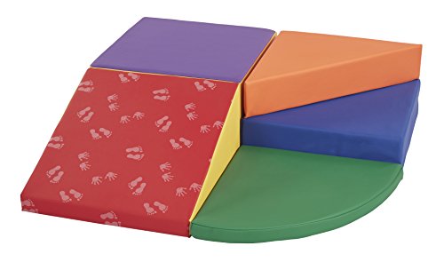 ECR4Kids SoftZone Tiny Twisting Foam Climber Playset, Assorted