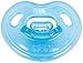 NUK Newborn 100% Silicone Orthodontic Pacifier, 0-3 Months, Blue/Green, 2pk