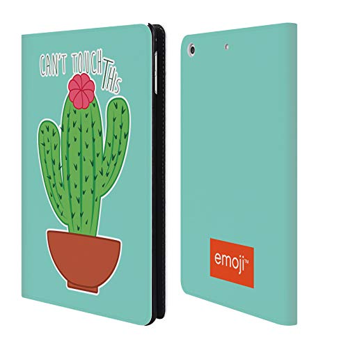 Official Emoji Can't Touch This Cactus and Pineapple Leather Book Wallet Case Cover for iPad Mini 4