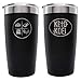 Keto Kofi Travel Tumbler Drink Coffee Cup (20 oz.) Double-Wall, Vacuum Insulated Stainless Steel | Slide Top Lids, Straw Friendly | Retains Hot & Cold Temperatures | Gym and Diet