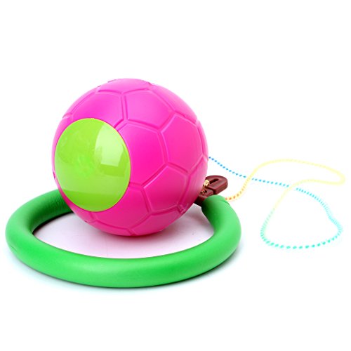 Redriver 1PC Skip Balls Ankle Jumping Skipping Toys for Adult and Kids (Hot Pink)