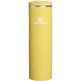 STANLEY Transit Flip Top Mug, 20 oz, Daffodil | Insulated Stainless Steel Coffee Mug | Lightweight and Leakproof | Cup Holder Compatible for Travel | Slim Design | BPA-Free