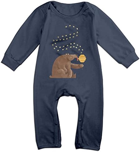 Htrsrjkiu Long Sleeve Bodysuitsthe Honey EATEN by Bear Clothes Organic Summer Funny