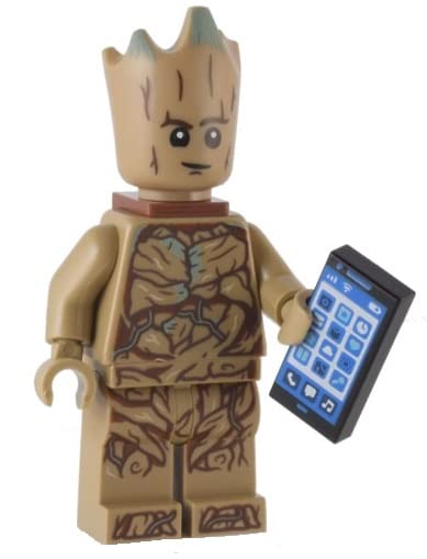 LEGO SuperHeroes Guardians of The Galaxy: Groot Minifigure with Cell Phone