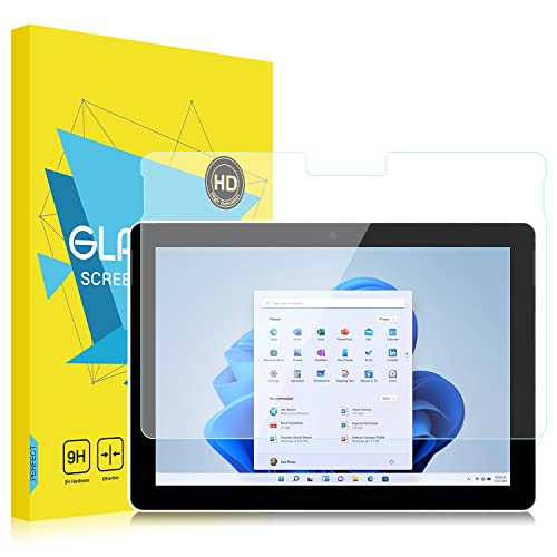 MoKo Screen Protector Compatible with Microsoft Surface Go [Scratch Terminator] Ultra Clear Hardness Tempered Glass Screen Protector Bubble-Free Anti-Scratch Film for Surface Go 10” Tablet, Clear