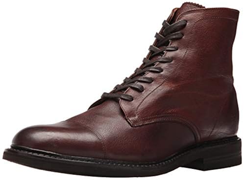 Frye mens Seth Cap Toe Lace Up Fashion Boot, Brown, US in