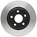 ACDelco Silver 18A2345A (19261773) Non-Coated Front Disc Brake Rotor