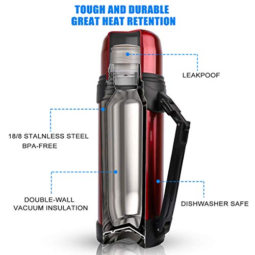Debo Coffee Thermos 18/8 Stainless Steel Vacuum Insulated Thermos for