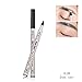 Ethradia Tattoo Eyebrow Pen With Four Tips Brow Pen Long-lasting Waterproof Liquid Eyebrow Pencil Brow Gel for Eyes Makeup (Gray)