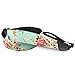 Wolven Pattern Canvas Camera Neck Shoulder Strap Belt Compatible with All DSLR/SLR/Men/Women etc (Green Vintage floral)