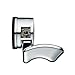 Lifechaser Shower Head Holder Wall Mount Removable Vacuum Suction Cup, Chrome (Shower Head Holder (Drill Free))