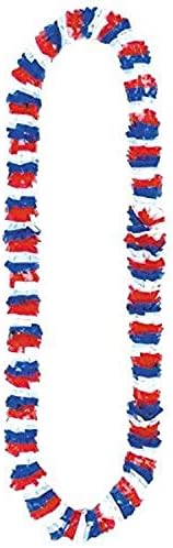 Amscan 349061 Garland Patriotic Leis 36" Multi Color
