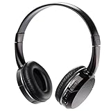 Infrared Wireless Headphones IR Headset for Car DVD Player 2 Channel Kids Size Black