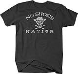 OS Gear Distressed - No Shoes Nation Pirate Country Tshirt - Large