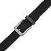 GALLERY SEVEN Woven Elastic Braided Belt For Men - Fabric Stretch Casual Belt - Black - Large (40-44