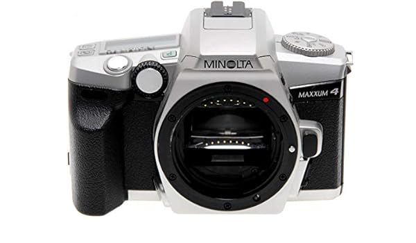 Minolta Dynax 4 Silver. Cámara réflex de autoenfoque de película ...