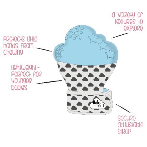 belo teething mitt