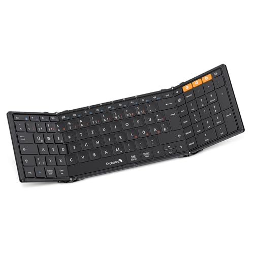 ProtoArc XK01 Bluetooth Faltbare Tastatur mit Ziffernblock, QWERTZ