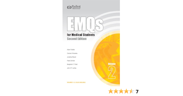 Amazon Com Emqs For Medical Students Volume 2 Second Edition Ebook Feather Adam Knowles Charles Lumley John Books