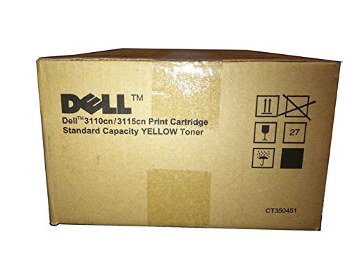 Dell 3110CN/3115CN Standard Yellow Toner (4,000 Yield) (OEM# 310-8099; 310-8402), Part Number NF555