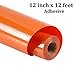 Guangyintong Heat Transfer Vinyl - Orange HTV Rolls, 12