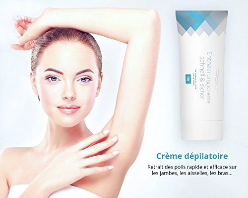 Tillmann\'s Crème Dépilatoire/2 Tubes/Crème Epilation Hydratante Naturelle. Parfum exquis à la citronnelle/Pour Homme et pour Femme - Livrées avec une spatule/Instructions d\'utilisation en Francais
