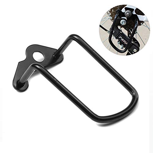 Cayanmydery Black Bicycle Rear Gear Shifter Metal Chain Guard Bicycle Rear Dial Protector