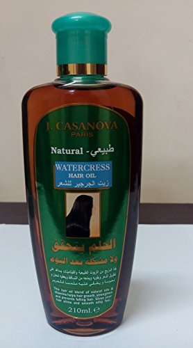 Natural Casanova Paris Watercress Hair Oil 210ML