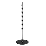 Clip Strip Chip Rack Display Stand 23.75" H Black 12 Clips Countertop Snack view 1