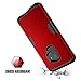 TOPSKY Compatible with Galaxy S9 Case, Three Layer Full Body Heavy Duty Hybrid Sturdy Anti-Shock Cover High Impact Resistant Protective Case for Samsung Galaxy S9 Red Black