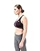 Welcos Women Wirefree Sports Push Up Support Bras Removable Padded Low Back Rose M
