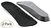CALTO Height Increase Half Elevator Insole for Men – 1/2 Inch Taller Heel Lift Insert (2 Pack) Blackthumb 2
