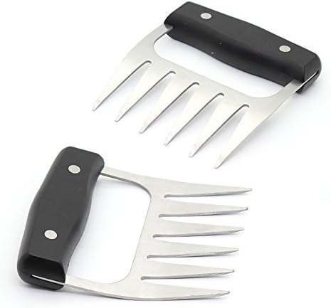 Ekatoo Stainless Steel Garden Cultivator Claw Rake Hand Gardening Tool with Ergonomic Hand Design for Aerating, Weeding, Cultivating, and More (2 Pcs)