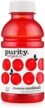 Purity Organic Juice Drink, Cranberry Cocktail, 12 Ounce (Pack of 12)