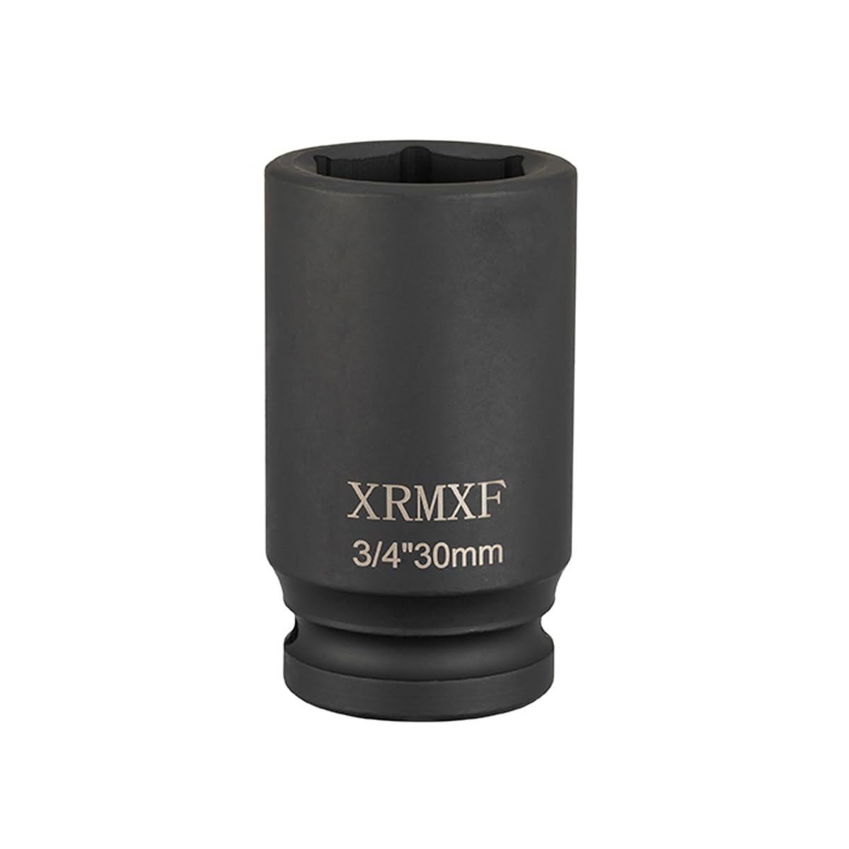 XRMXF Deep Impact Socket 3/4" Square Drive, Cr-Mo Steel Heavy Duty 78mm Length Metric (30mm)