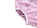 Haian Adult Incontinence Pull-on Plastic Pants Color Transparent Pink (Medium)