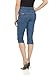 Rekucci Womens Ease in to Comfort Fit Stretch Jean Capri (8,Md. Stone Wash)