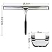 GWHOLE Stainless Steel Shower Squeegee with Blade, Wall Bracket