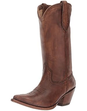 Women's Josefina Western Cowboy Boot, Naturally Distressed Brown, 7.5 B US
