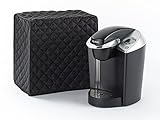 CoverMates – Keurig Coffee Maker Cover – 14W x 9D x 14H – Diamond Collection – 2 YR Warranty – Year Around Protection - Black