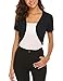 Hotouch Shrug Bolero Cardigan for Womens Long Sleeve Short Little Cropped Sweater Knit Jackets for Dress S-XXL