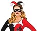 Rubie's Women's Dc Comics Harley Quinn Eye Mask and Headpiece, Black, One Size