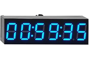 Mini Digital Tube Clock, Module Movement 6 Digits with Second Display, Digital Luminous Electronic Clock rx8025 chip
