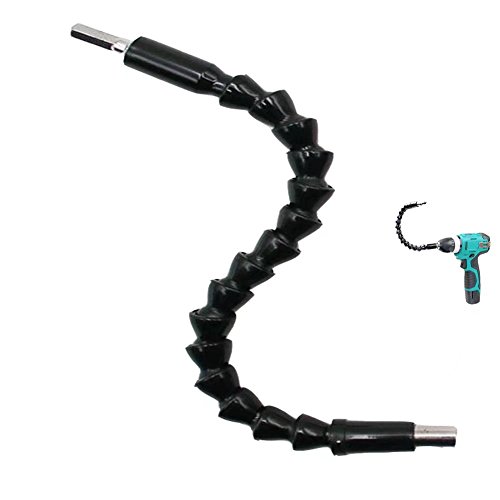 MAZU Flexible Extentional Screwdriver Drill Bit Holder with Magnetic Quick Connect Drive Shaft Tip Multi-angle Work General Metal Universal Flexible Shaft Drill Flexible Shaft D