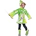Kidorable Green Fairy Natural Rubber Rain Boots w/Fun Flower Pull On Heel Tab